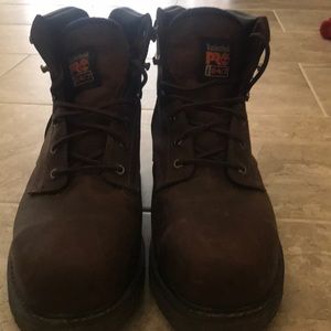 Timberland Pro Steel Toe Boots 13W